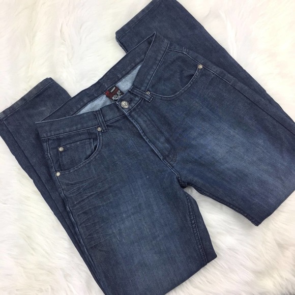 Men’s Lions Crest Blue Jeans - Picture 1 of 4